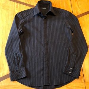 Men’s Button Up Seven 7 Diamond XL Black